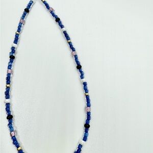 Handmade Phone Strap with Seed Beads Purple Witch Hat Charm Phone Accessories